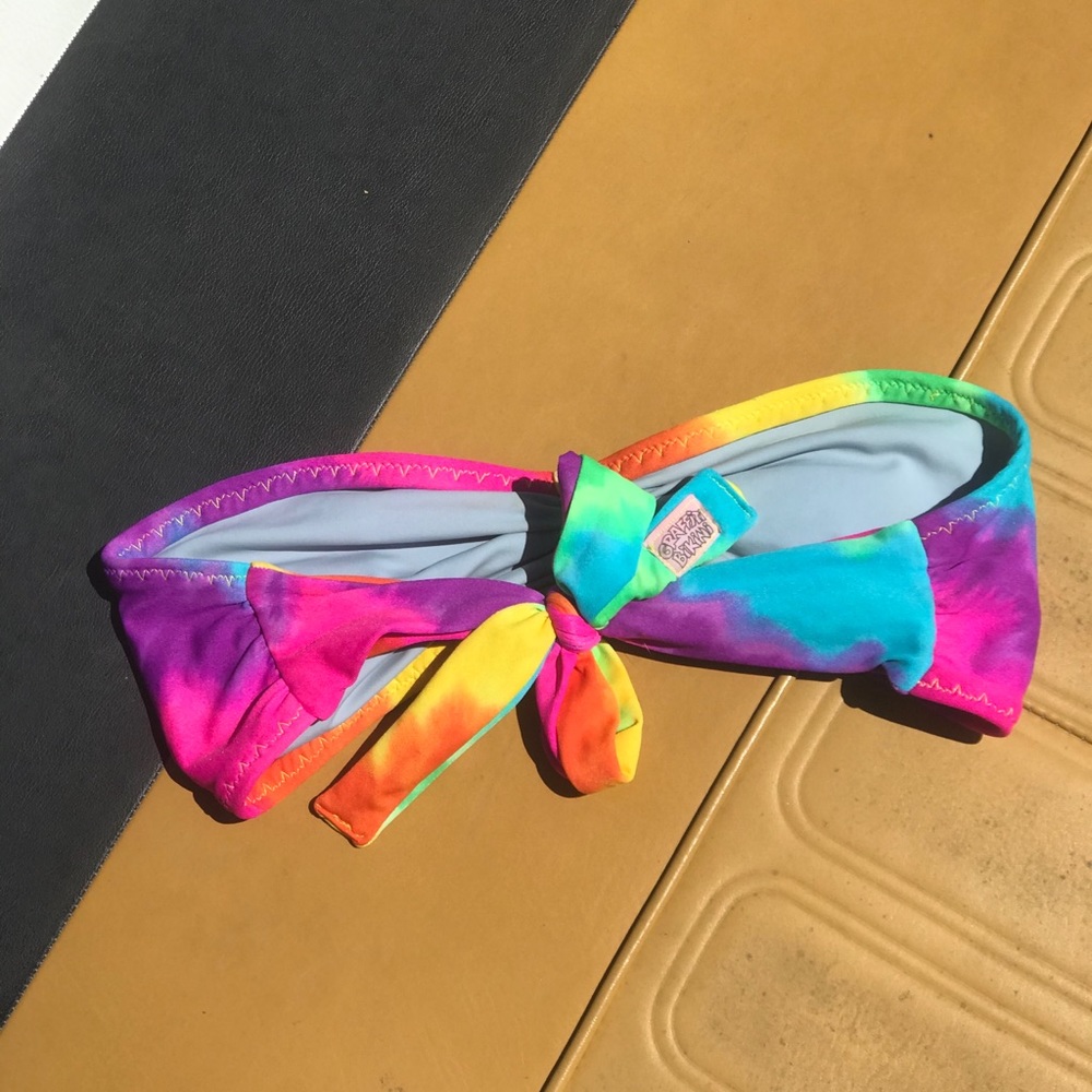 Tie Dyed Bikini Top - Picture 2 of 5